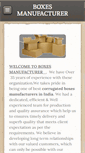 Mobile Screenshot of boxesmanufacturer.com